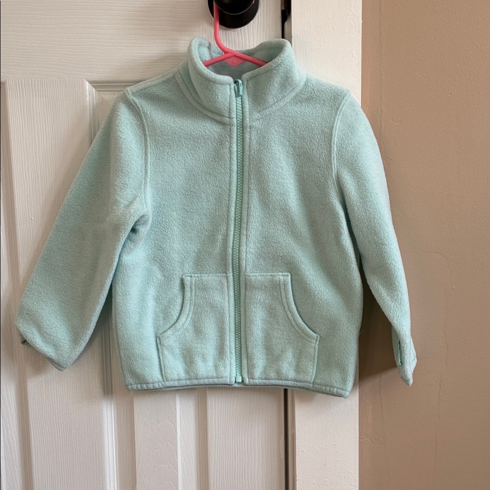 Children’s place Mint Green Fleece Jacket